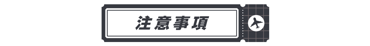 注意事項